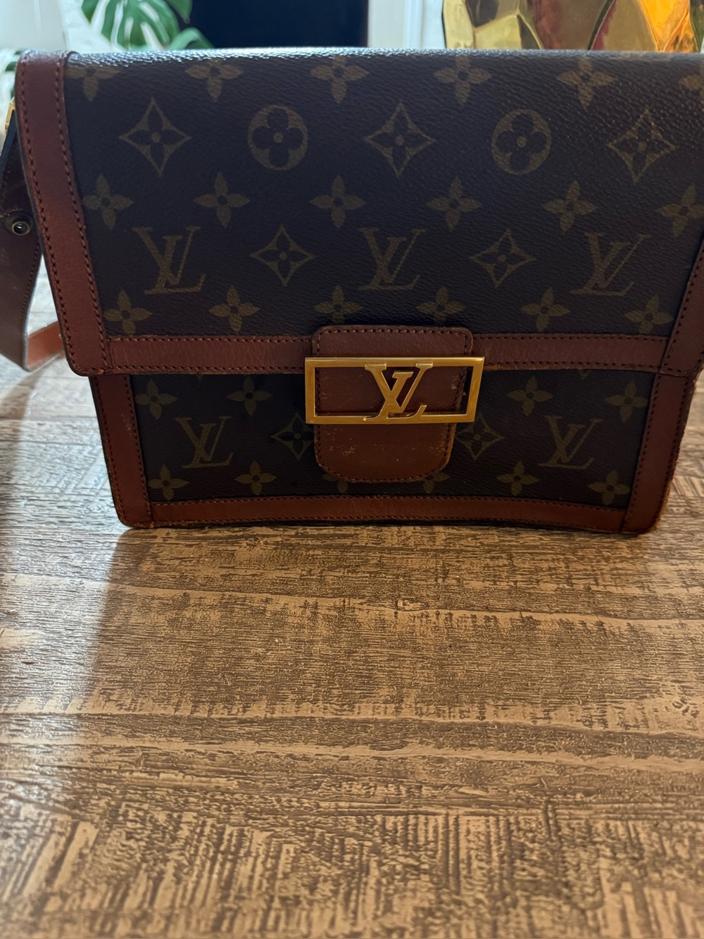 Louis Vuitton vintage dauphine shoulder bag monogram canavas